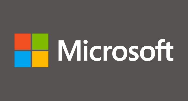 Microsoft logo grey