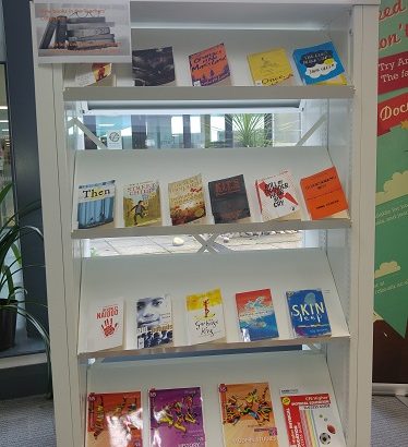 image showing new book display