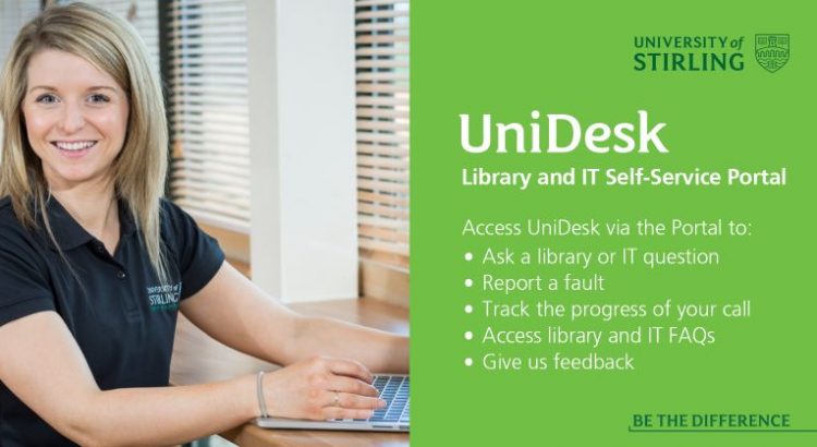 UniDesk, Library and IT Self-Service Portal
